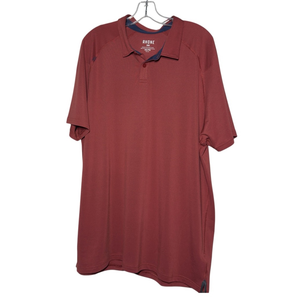 Rhone Men’s Performance Polo Shirt XXL Pullover Casual Anti-Odor Golf Tennis
